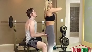 Fitness Trainer MILF Fucks Client For Free