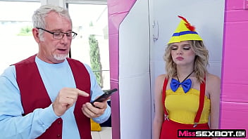 MissSexBot – Old man teaches sexy and hot robot Coco the Fembot sexual impulses and desires