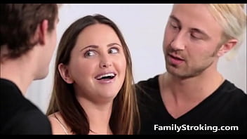 Teen StepSister Gets Punish Fucked By Both Her StepBrothers – FamilyStroking