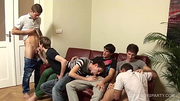 Twink Bareback Gangbang Sex Orgy