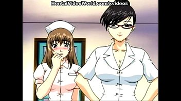 Cute hentai nurse fucked on the floor