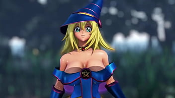 Dark magician girl yugioh mmd