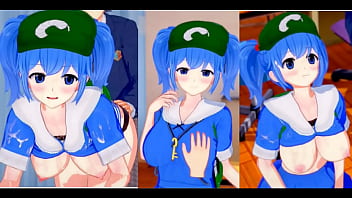 [Eroge Koikatsu! ] Touhou Kawashiro’s boobs rubbed H! 3DCG Big Breasts Anime Video (Touhou Project) [Hentai Game Toho Substitute]