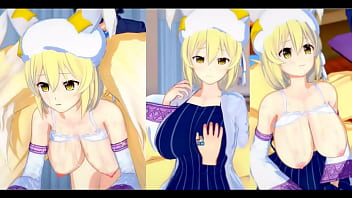 [Eroge Koikatsu! ] Touhou Yakumo Ai rolls up her boobs H! 3DCG Big Breasts Anime Video (Touhou Project) [Hentai Game Toho Ran Yakumo]