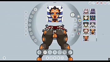 Fap Wall 0.7 [Christmas PornPlay Hentai game] Ep.1 Ahsoka Tano anal fucked by 3 alien monster cock in a gloryhole