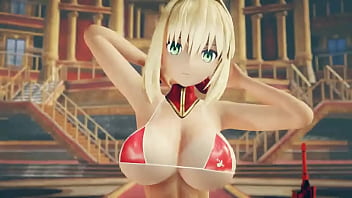 Fate grand order Nero mmd r18 bon bon chocolate