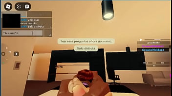 Fucking a horny white girl in roblox condo