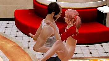 [ Hentai 3D ] Young girl and granpa