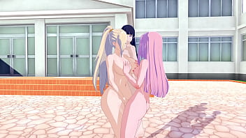 Hinata and Ino and Sakura Sex animation hentai 3d