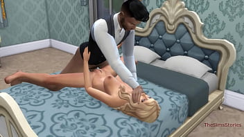 I am banging hot blonde on my wedding day Sims 4, porn