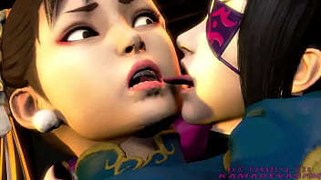 Juri Han vs Chun Li  – lesbian