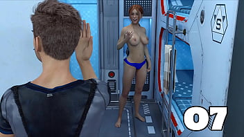 Stranded In Space #7 – Red Haired Step Sister In The Shower