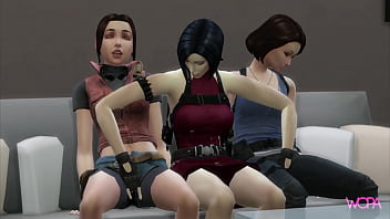 [TRAILER] Resident evil – Lesbian Parody – Ada Wong, Jill Valentine and Claire Redfield