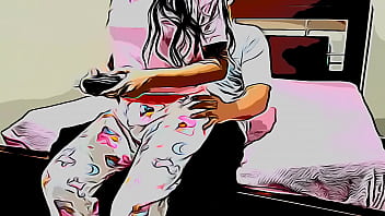 The Day I Take Advantage of My Innocent Niece in Law Sitting on my Legs Part 2 – Cartoon Version