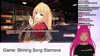 VTuber LewdNeko Plays Shining Song Starnova Julie Route Part 1