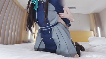 aliceholic13 Lycoris recoil Inoue Takina cosplaying situation hentai video.